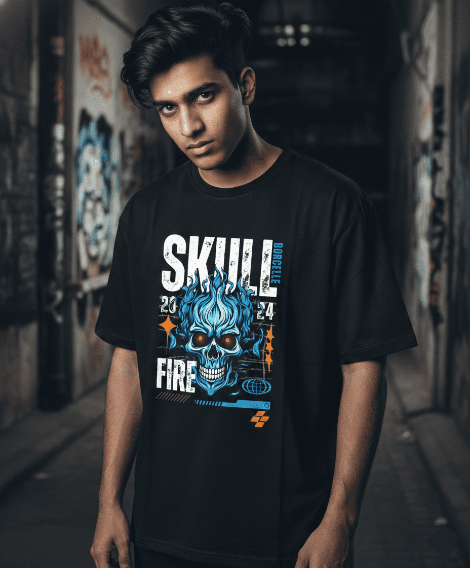 Gaurex Blue Flame Skull